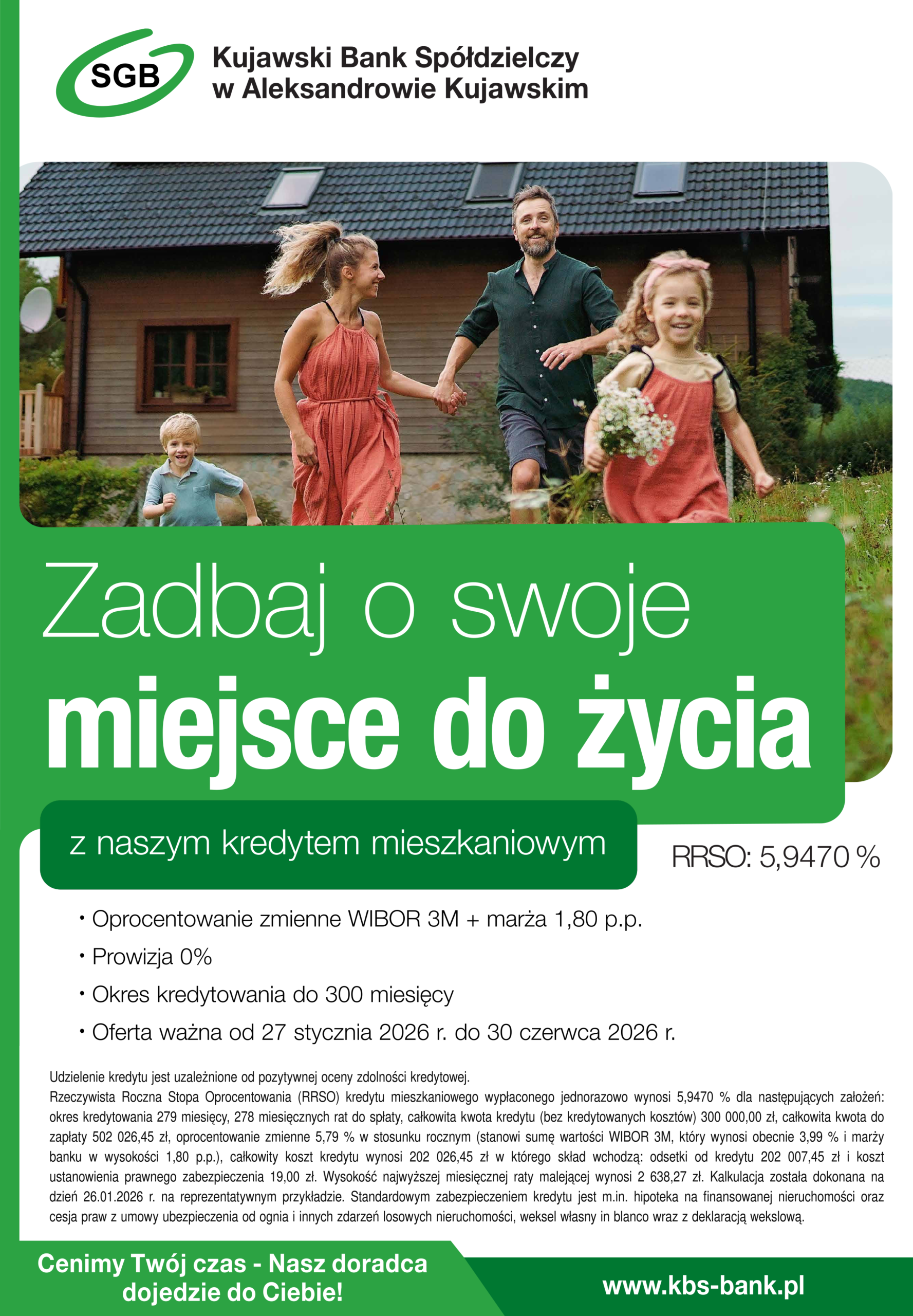 plakat kredyt mieszkaniowy